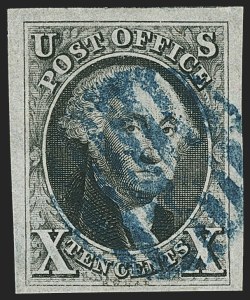 Sale 1140, Lot 299, 1847 Issue (Scott 1-2)