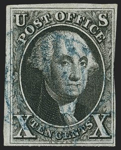 Sale 1140, Lot 300, 1847 Issue (Scott 1-2)
