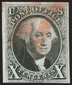 Sale 1140, Lot 301, 1847 Issue (Scott 1-2), 10c Black (2) Sale 1140, Lot 301, 1847 Issue (Scott 1-2)