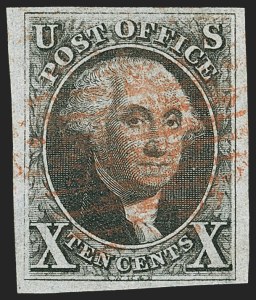 Sale 1140, Lot 302, 1847 Issue (Scott 1-2)