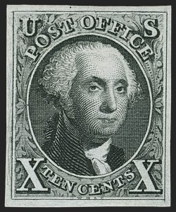 Sale 1140, Lot 309, 1875 Reproduction of 1847 Issue (Scott 3-4)