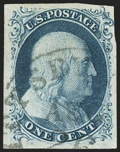 Sale 1140, Lot 321, 1851-56 Issue (Scott 5-17)