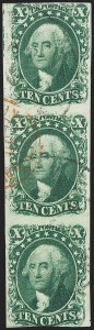 Sale 1140, Lot 333, 1851-56 Issue (Scott 5-17)