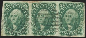 Sale 1140, Lot 334, 1851-56 Issue (Scott 5-17)