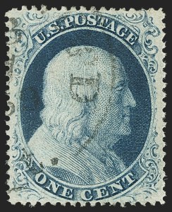Sale 1140, Lot 352, 1c-3c 1857-60 Issue (Scott 18-26A)