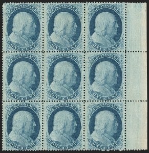Sale 1140, Lot 362, 1c-3c 1857-60 Issue (Scott 18-26A)