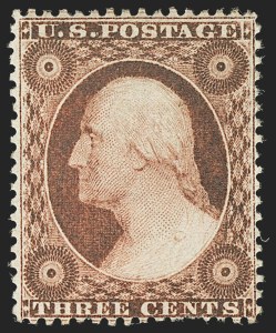 Sale 1140, Lot 364, 1c-3c 1857-60 Issue (Scott 18-26A)