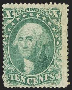 Sale 1140, Lot 381, 5c-90c 1857-60 Issue (Scott 27-39)