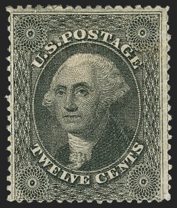 Sale 1140, Lot 385, 5c-90c 1857-60 Issue (Scott 27-39)