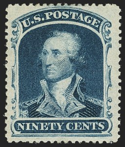 Sale 1140, Lot 388, 5c-90c 1857-60 Issue (Scott 27-39)