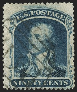 Sale 1140, Lot 390, 5c-90c 1857-60 Issue (Scott 27-39)