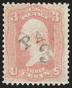 Sale 1140, Lot 415, 1861-66 Issue (Scott 62B-78)