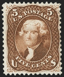 Sale 1140, Lot 431, 1861-66 Issue (Scott 62B-78)