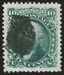 Sale 1140, Lot 448, 1867-68 Grilled Issue (Scott 79-101)