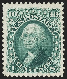 Sale 1140, Lot 464, 1875 Re-Issue of 1861-66 Issue (Scott 102-111)