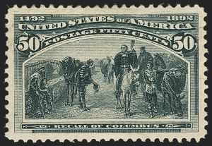 Sale 1140, Lot 613, 1c-50c 1893 Columbian Issue (Scott 230-240)