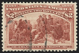 Sale 1140, Lot 620, $1.00-$5.00 1893 Columbian Issue (Scott 241-245)