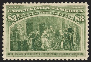 Sale 1140, Lot 621, $1.00-$5.00 1893 Columbian Issue (Scott 241-245)