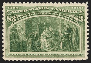 Sale 1140, Lot 622, $1.00-$5.00 1893 Columbian Issue (Scott 241-245)