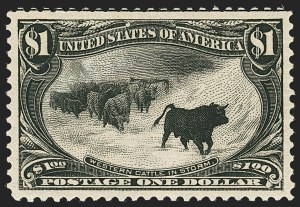 Sale 1140, Lot 700, $1.00-$2.00 1898 Trans-Mississippi Issue (Scott 292-293)