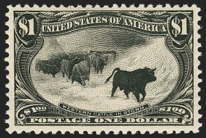 Sale 1140, Lot 701, $1.00-$2.00 1898 Trans-Mississippi Issue (Scott 292-293)