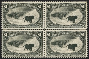 Sale 1140, Lot 706, $1.00-$2.00 1898 Trans-Mississippi Issue (Scott 292-293)