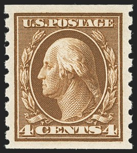 Sale 1140, Lot 826, 1910-13 Washington-Franklin Issue (Scott 374-396)