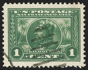 Sale 1140, Lot 832, 1913-15 Panama-Pacific Issue (Scott 397-404)