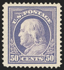Sale 1140, Lot 849, 1912-15 Washington-Franklin Issue (Scott 405-461)