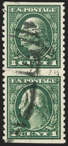 Sale 1140, Lot 851, 1912-15 Washington-Franklin Issue (Scott 405-461)