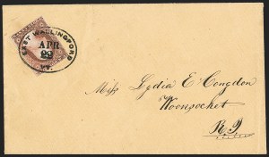 Sale 1144, Lot 106, 3c 1851-56 Issue, Dull Red & Shades (Scott 11-11A)