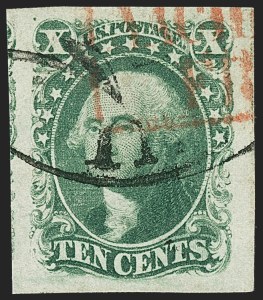 Sale 1144, Lot 118, 10c 1855 Issue (Scott 13-16)