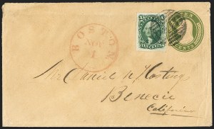 Sale 1144, Lot 130, 10c 1855 Issue (Scott 13-16)