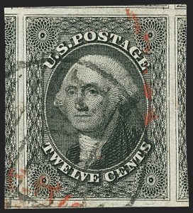 Sale 1144, Lot 136, 12c 1851-56 Issue (Scott 17)