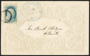 Sale 1144, Lot 14, 1c 1851-56 Issue, Types Ia-II (Scott 5A-7)