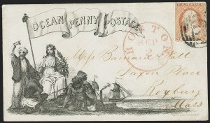 Sale 1144, Lot 142, 1851-56 Postal History: Propaganda & Campaign Covers
