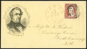 Sale 1144, Lot 145, 1851-56 Postal History: Propaganda & Campaign Covers