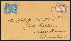 Sale 1144, Lot 174, 1851-56 Postal History: Carriers & Locals