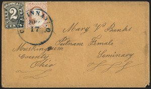 Sale 1144, Lot 182, 1851-56 Postal History: Carriers & Locals