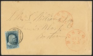 Sale 1144, Lot 20, 1c 1851-56 Issue, Types Ia-II (Scott 5A-7)