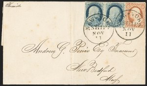 Sale 1144, Lot 218, 1851-56 Postal History: Steamship Mail