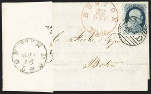 Sale 1144, Lot 22, 1c 1851-56 Issue, Types Ia-II (Scott 5A-7)