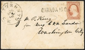 Sale 1144, Lot 222, 1851-56 Postal History: Foreign Mail
