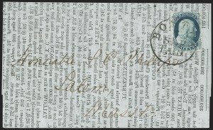 Sale 1144, Lot 230, 1851-56 Postal History: Foreign Mail