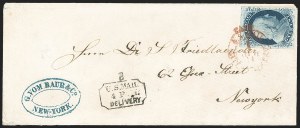 Sale 1144, Lot 33, 1c 1851-56 Issue, Types III-IIIa (Scott 8-8A)