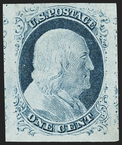 Sale 1144, Lot 38, 1c 1851-56 Issue, Type IV (Scott 9)