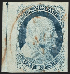 Sale 1144, Lot 42, 1c 1851-56 Issue, Type IV (Scott 9)