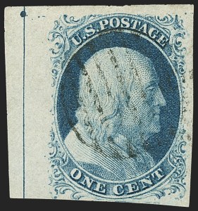 Sale 1144, Lot 43, 1c 1851-56 Issue, Type IV (Scott 9)
