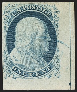 Sale 1144, Lot 44, 1c 1851-56 Issue, Type IV (Scott 9)