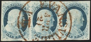 Sale 1144, Lot 50, 1c 1851-56 Issue, Type IV (Scott 9)